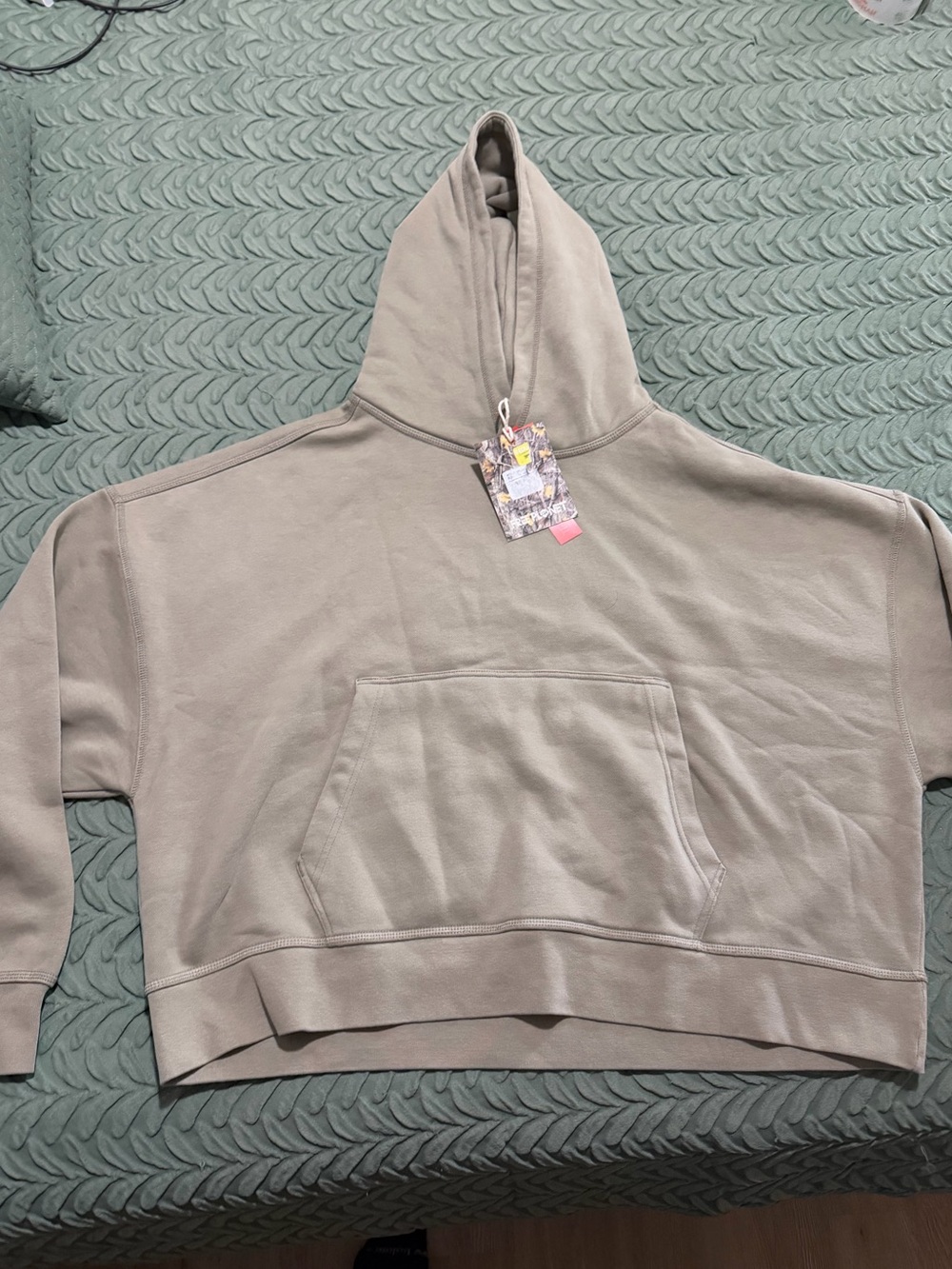 Free Planet Taupe Hoodie Sweatshirt